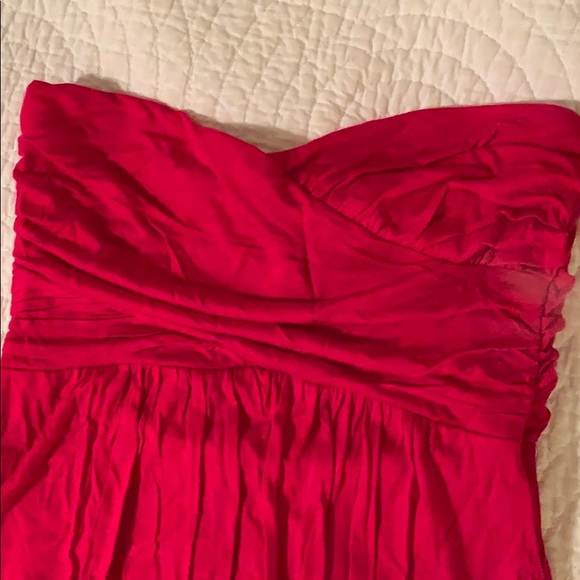 Pink strapless sundress with bubble hem - Picture 2 of 5